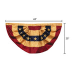 Tea-Stained Nylon Americana Bunting