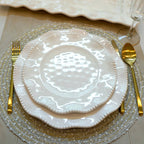 Perlette Cream Melamine Salad Plate