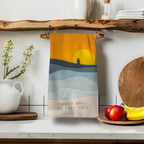 Sunset Cuss Word Kitchen Towels