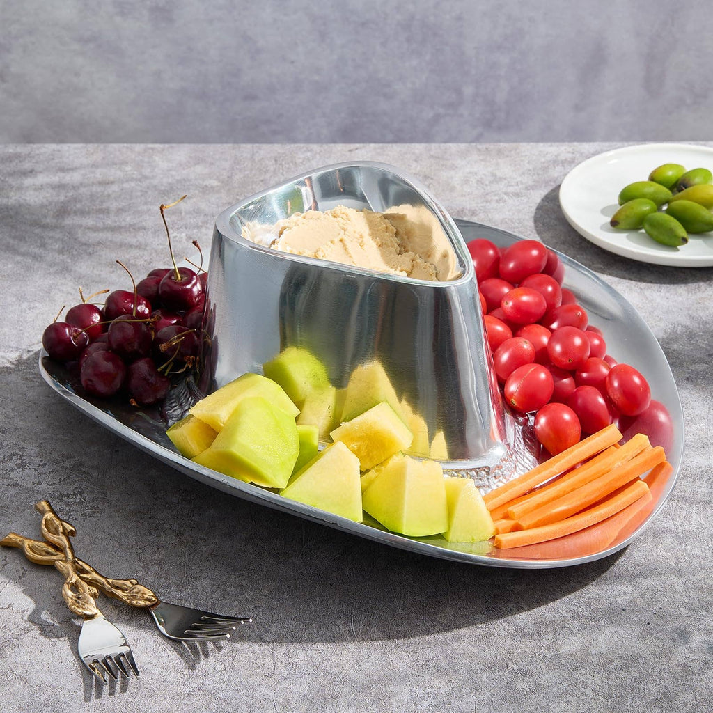 Western Cowboy Hat Chip & Dip Bowl