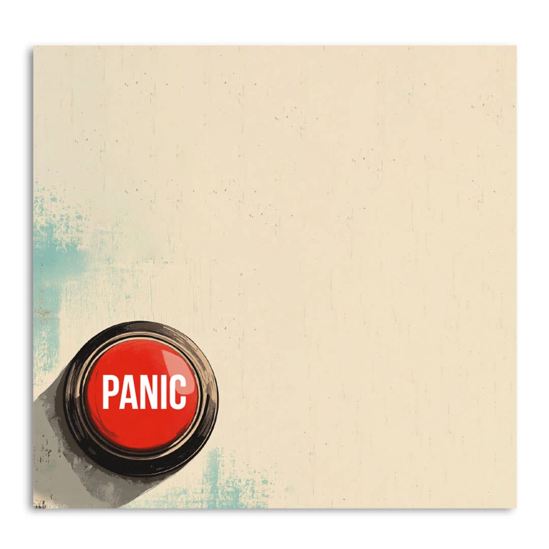 Panic Button Sticky Notes