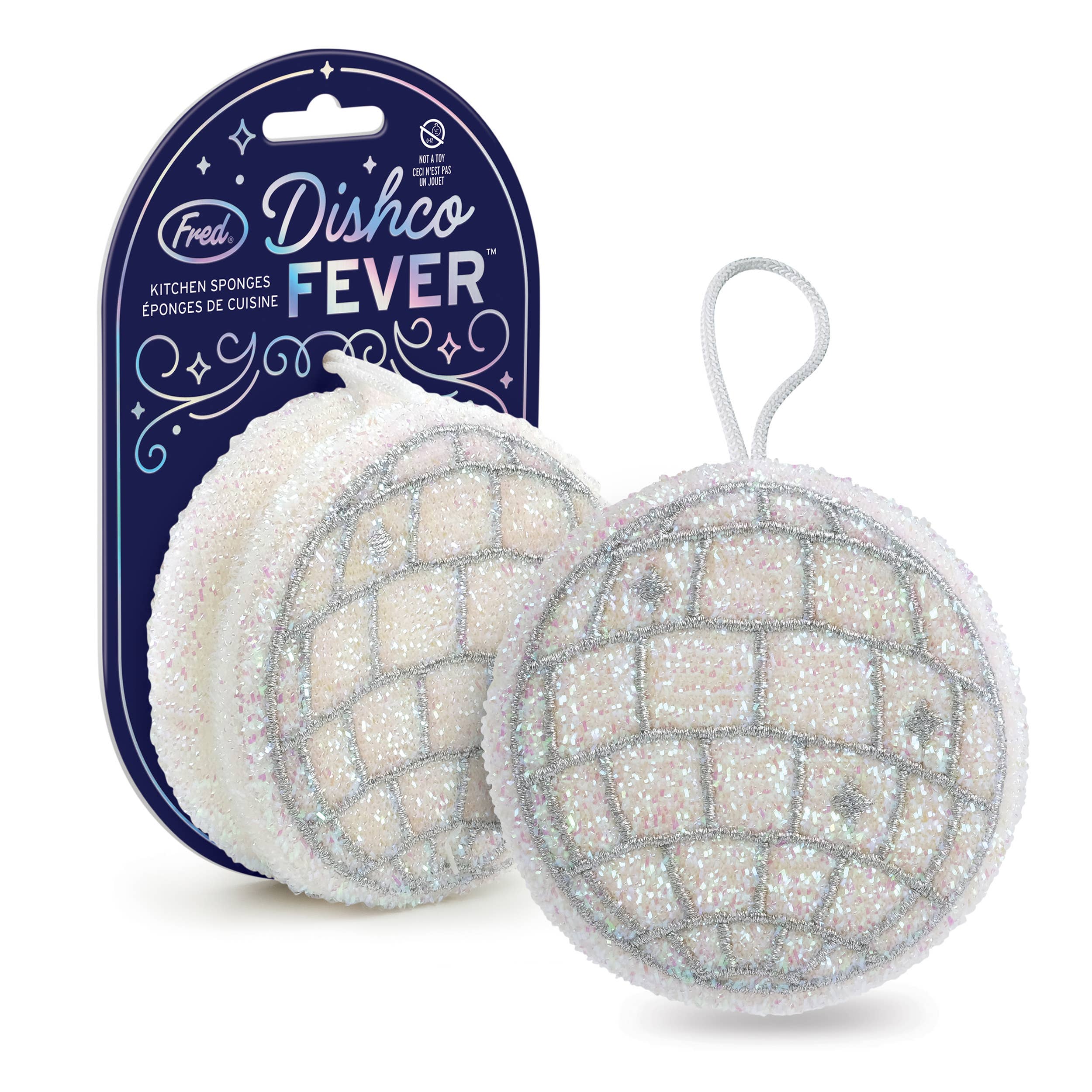 Disco Ball Sponges - Set of 2