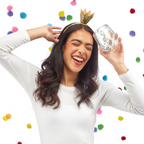 Birthday Queen Wine Glass and Crown