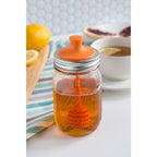 Honey Dipper Lid for Regular Mouth Mason Jar