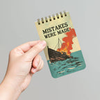 Mistakes Were Made 3x5 Spiral Notepad