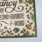 Fancy Is My Second Favorite F-Word Cocktail Napkins