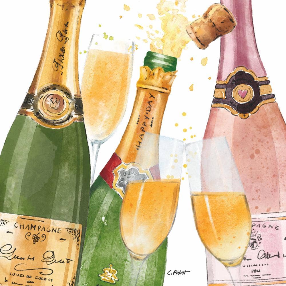 C'EST L'HEURE Cocktail Napkin