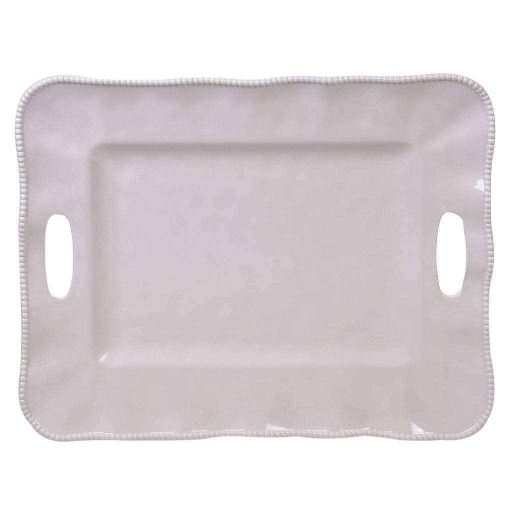Perlette Cream Melamine Tray