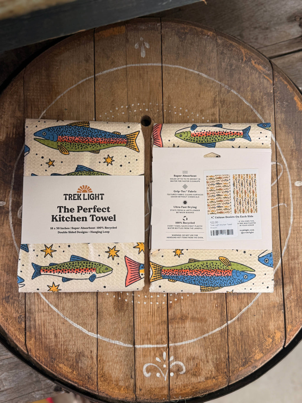 Kitchen Tea Towel Quick Dry | River Trout