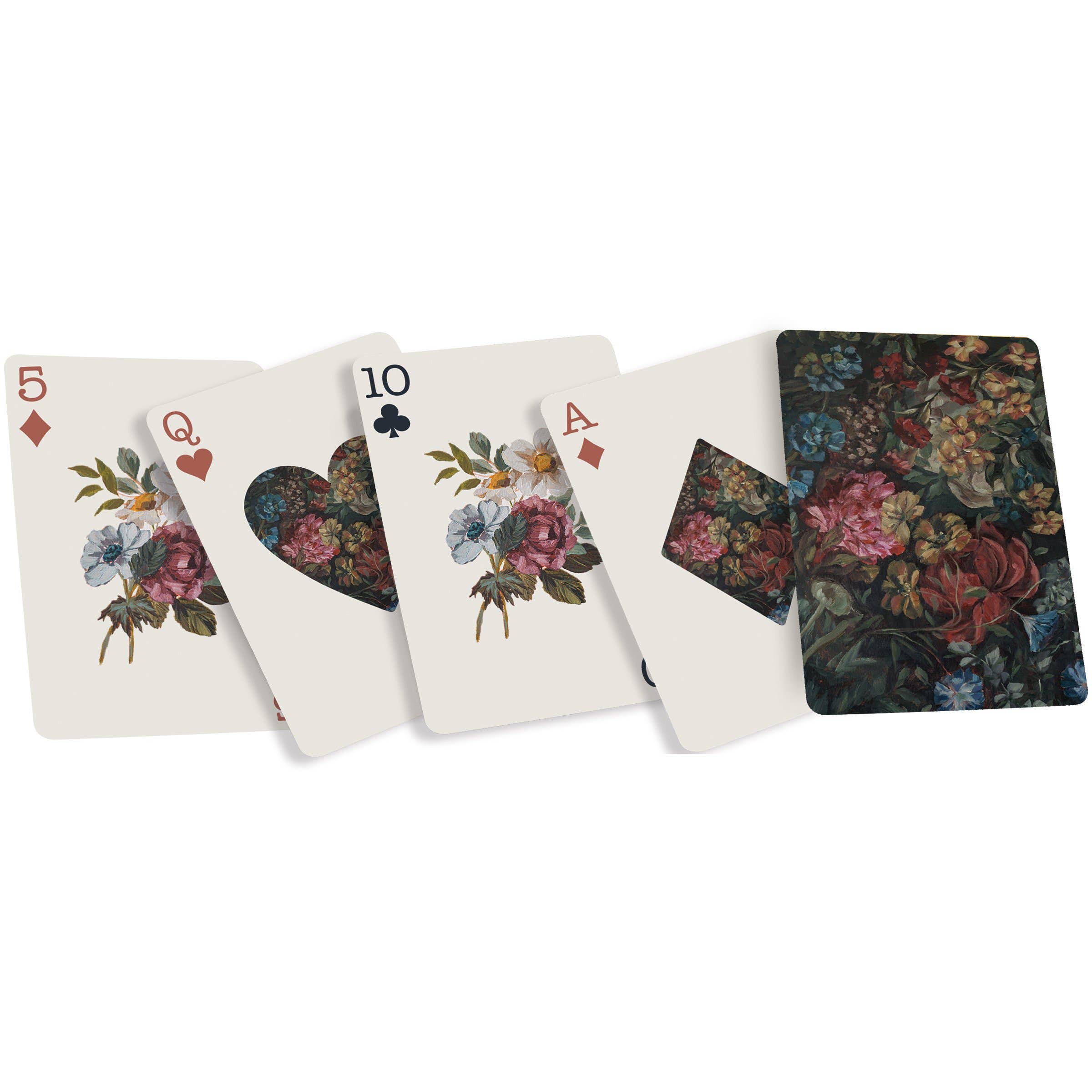 Moody Floral Playing Cards