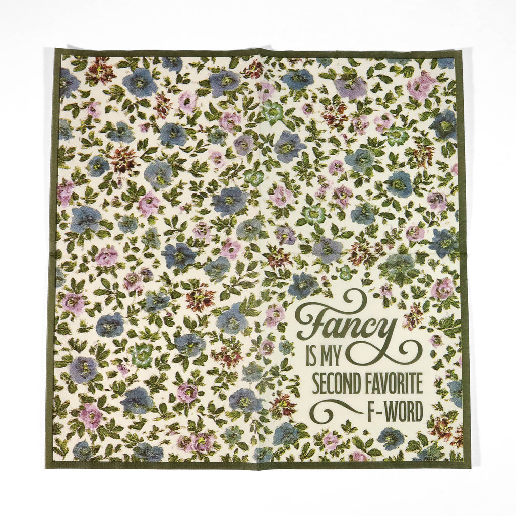 Fancy Is My Second Favorite F-Word Cocktail Napkins