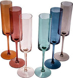 Texas Sunset Champagne Flutes ~ Set of 6