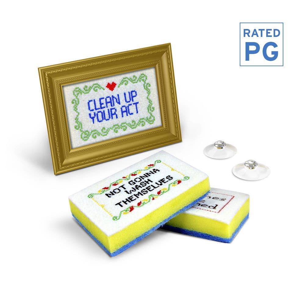 Cross Stitch Sponges - Set of 4