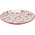 Red Mushroom Dinner Plate