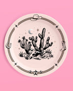 Vintage Western Paper Plates