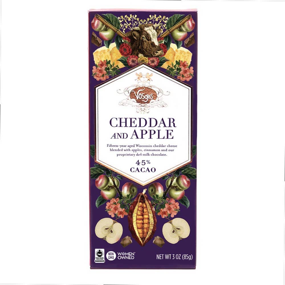 Milk Chocolate Aged Cheddar, Apple & Cinnamon