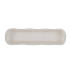 Perlette Cream Melamine Cracker Tray
