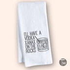 Vodka Xanax Premium Cotton Tea Towel
