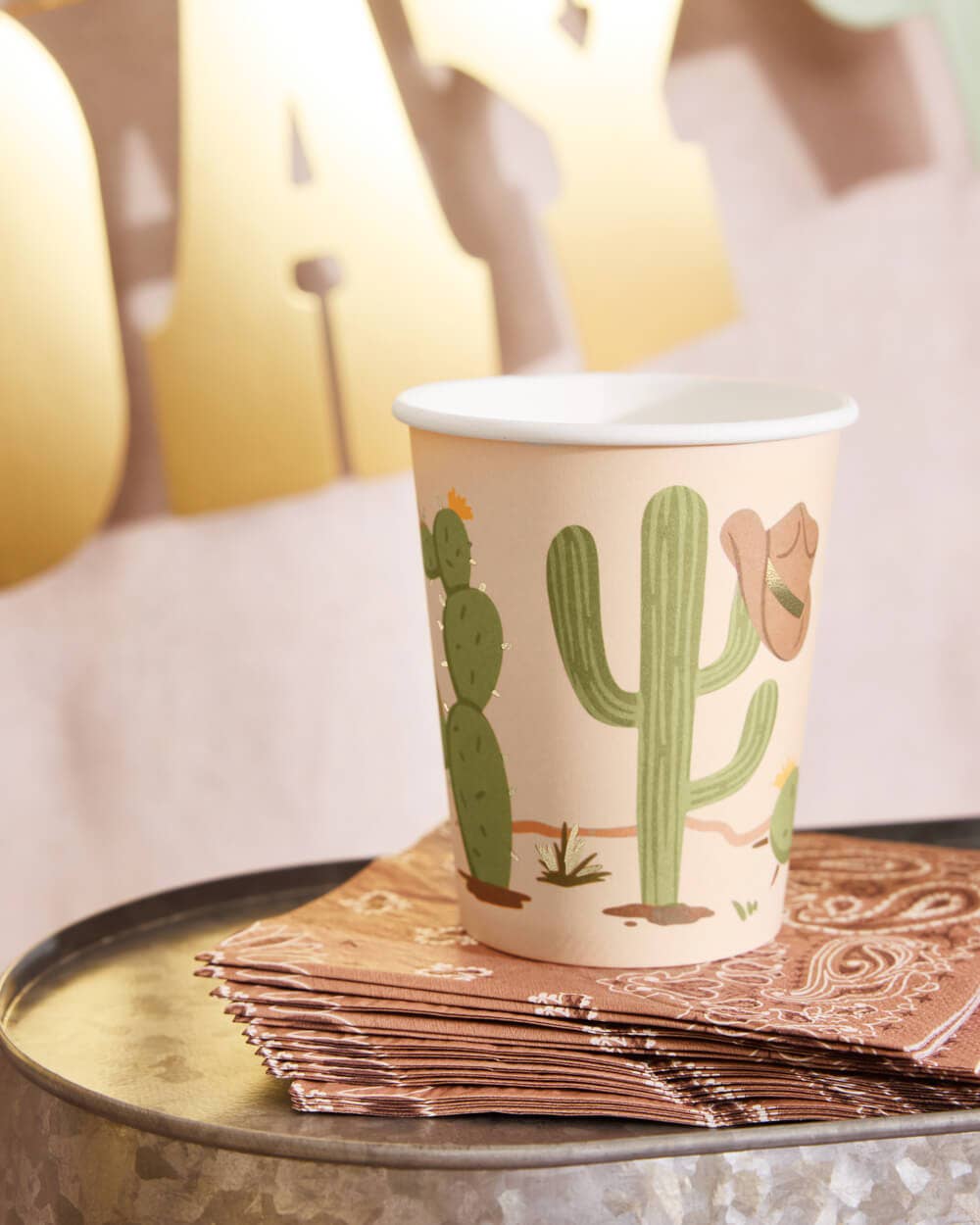 Wild Wild West Paper Cups