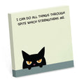 I Can Do All Things Through Spite Sticky Note Pad
