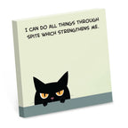 I Can Do All Things Through Spite Sticky Note Pad