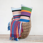 Woven Indoor/Outdoor Striped Throw