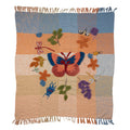 Woven Throw with Butterfly Tufting