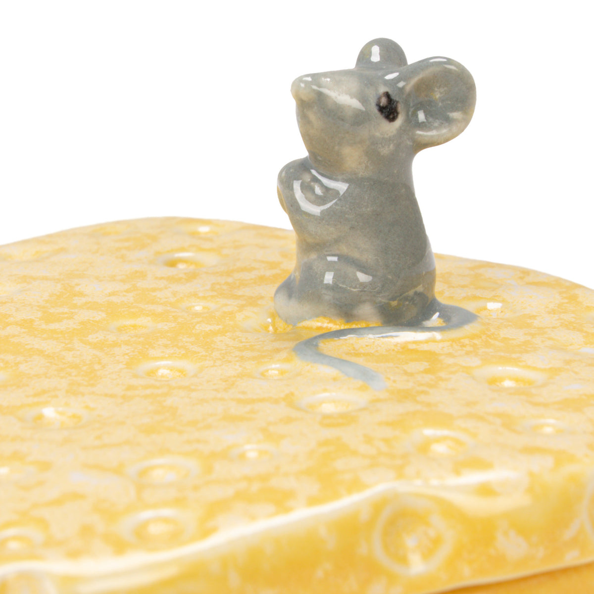 Cheese Shaped Container with Forks