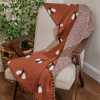 Woven Bee Throw Blanket