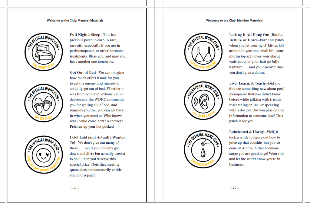 Official We Do Not Care Club Handbook: Melani Sanders