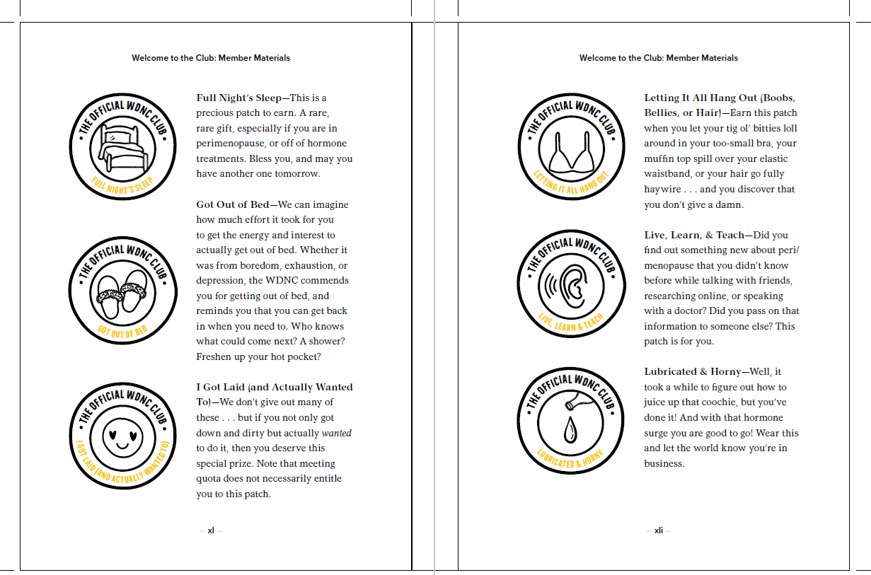 Official We Do Not Care Club Handbook: Melani Sanders
