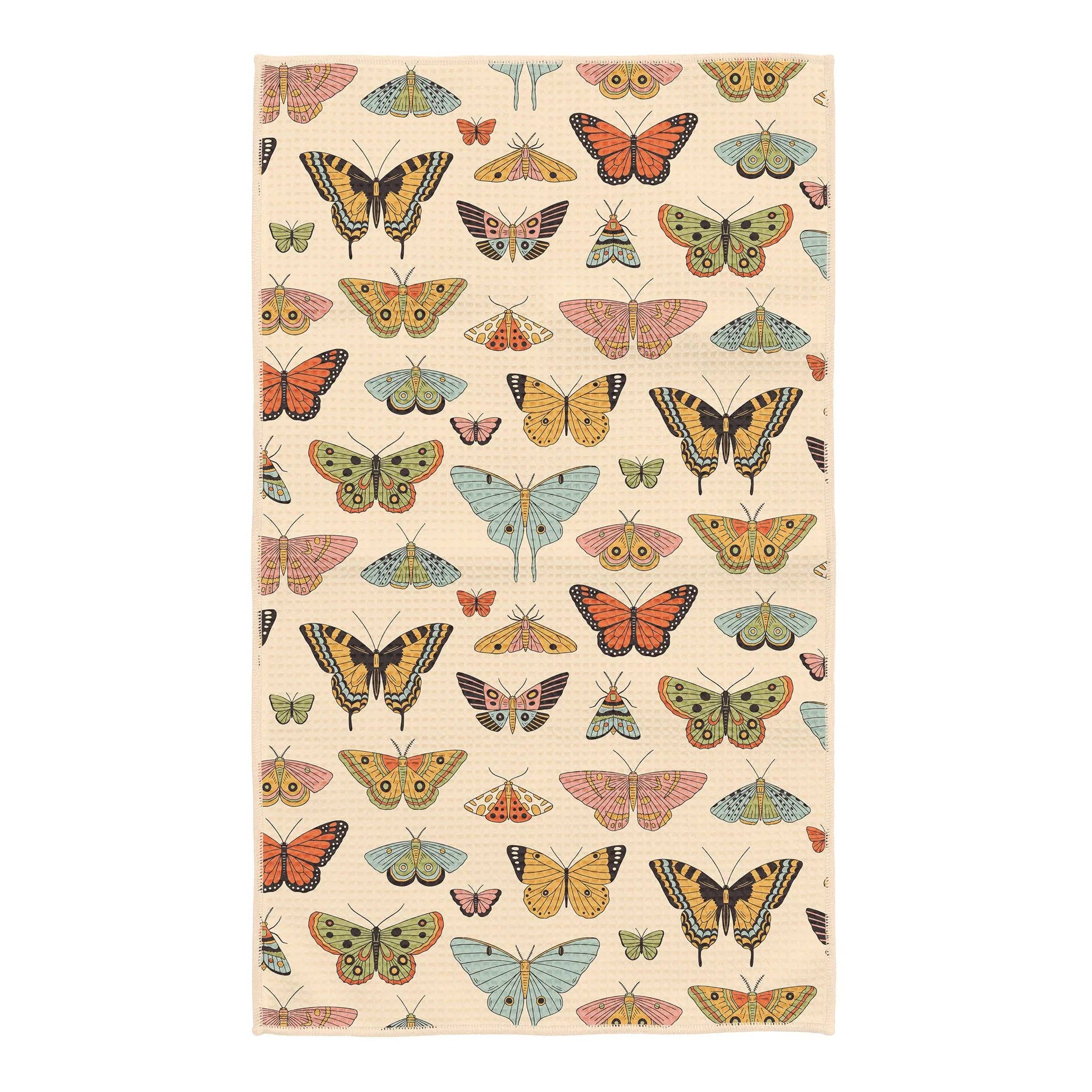 Kitchen Tea Towel Quick Dry | Butterfly Art