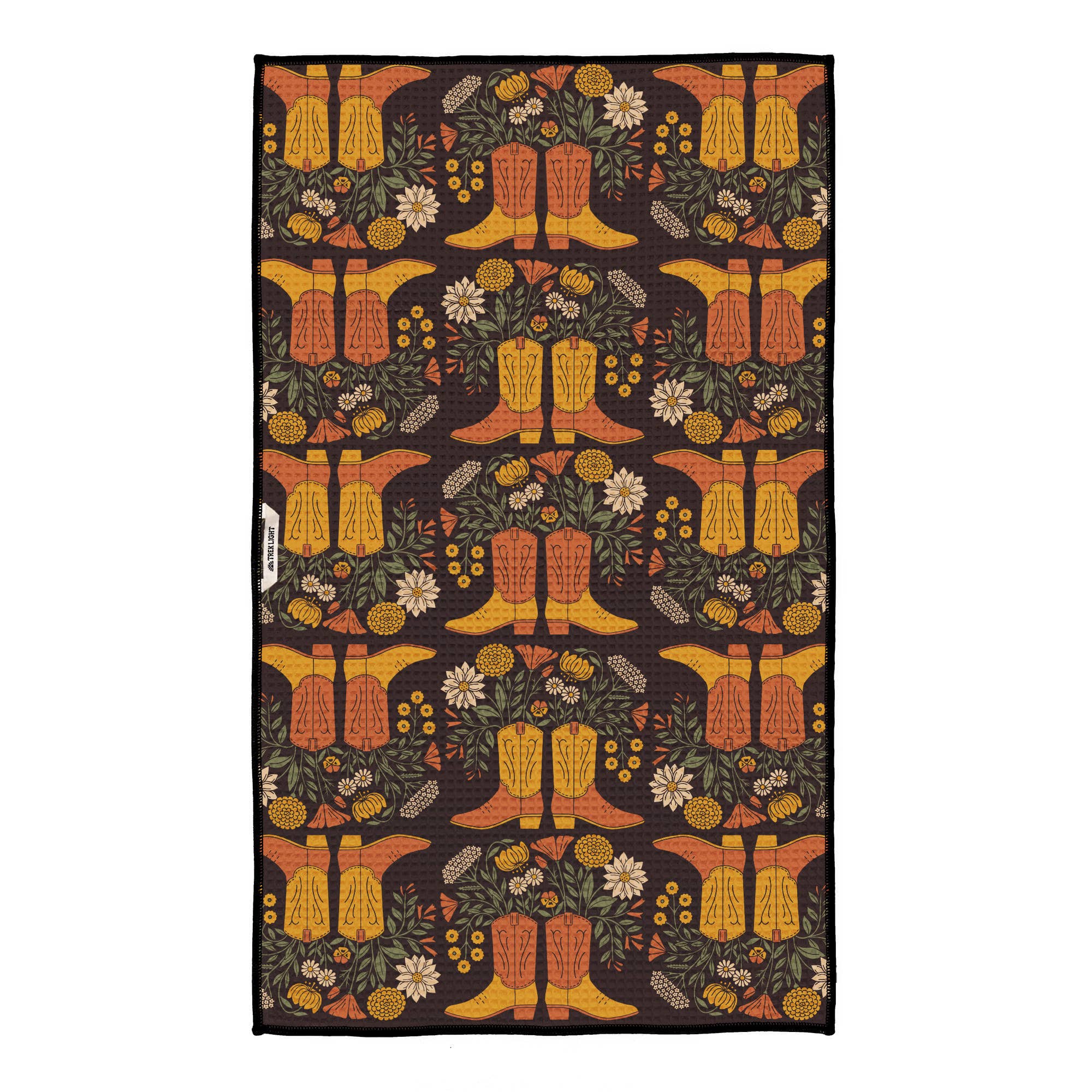 Kitchen & Tea Towel | Cowboy Boots & Flowers
