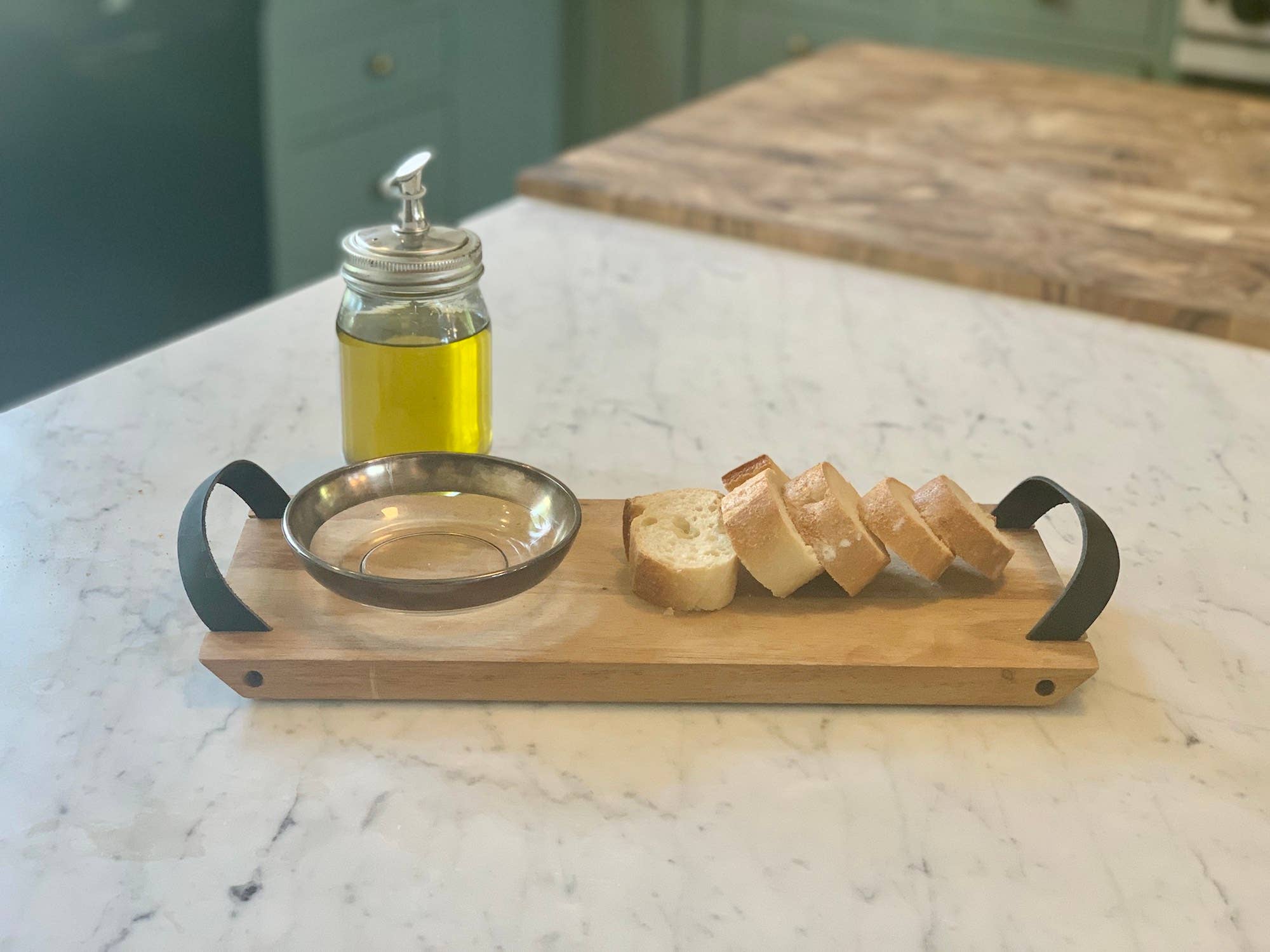 Oil Cruet Lid for Regular Mouth Mason Jar (stainless)