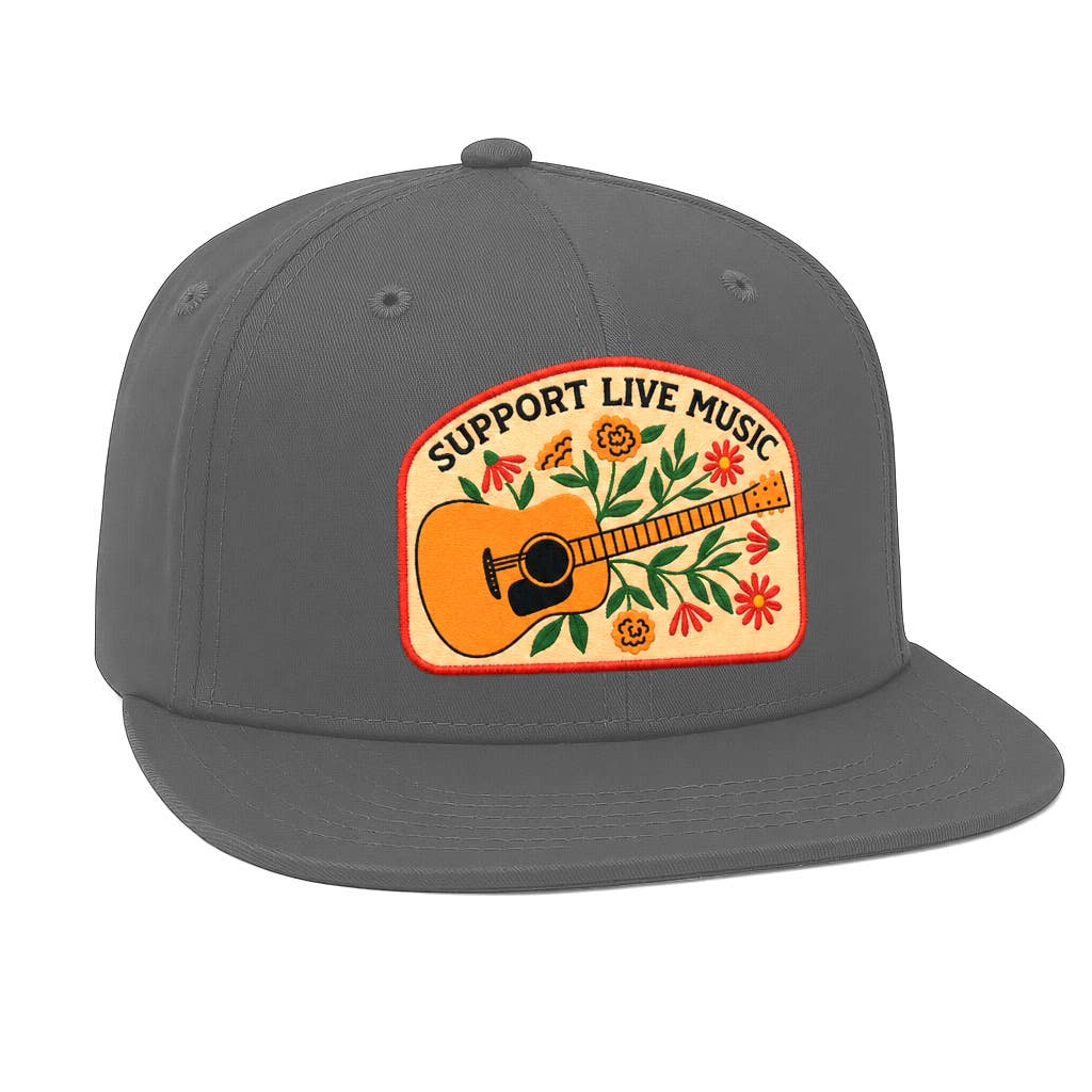 Cotton 5-Panel Hat | Support Live Music