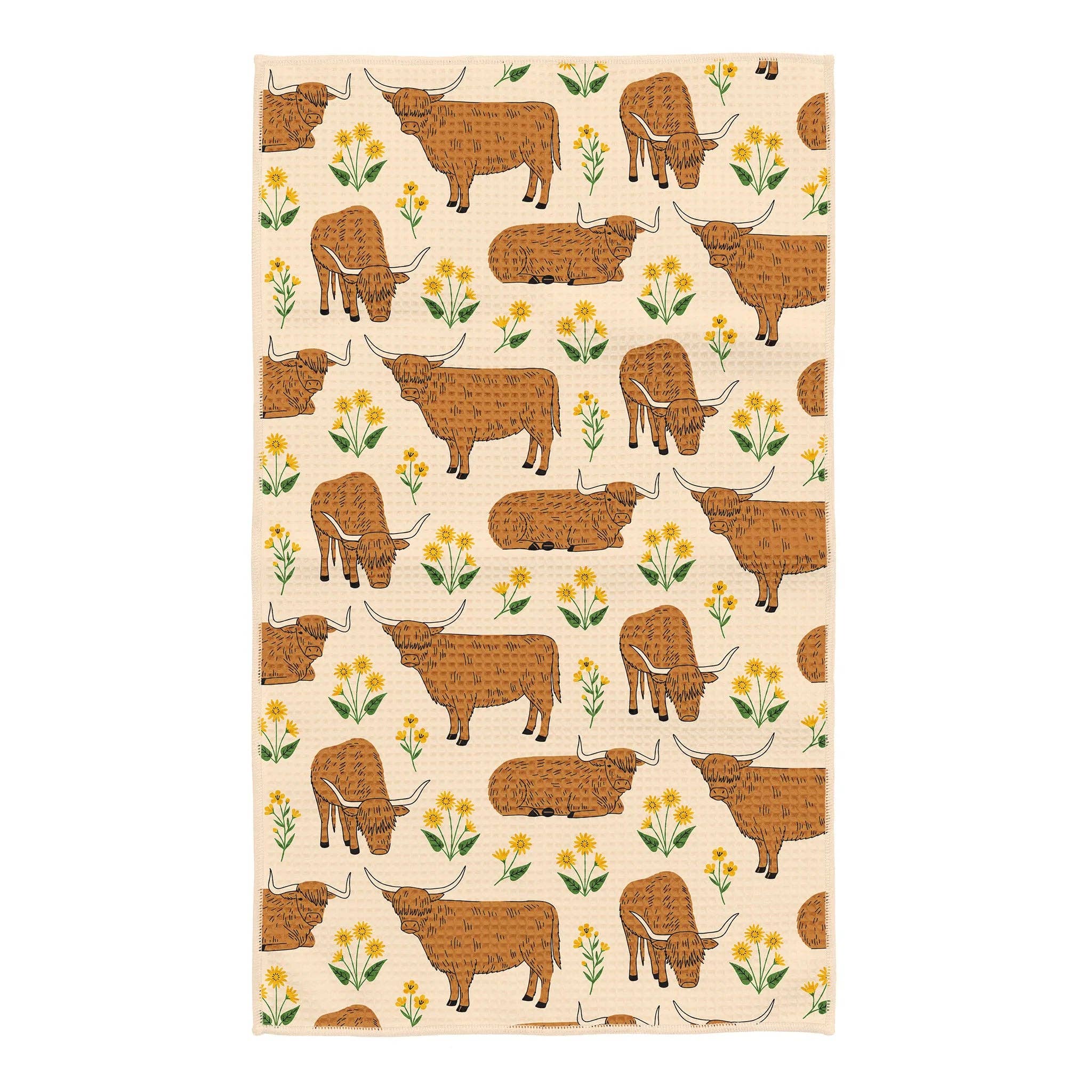 Kitchen Tea Towel Quick Dry | Highland Cows