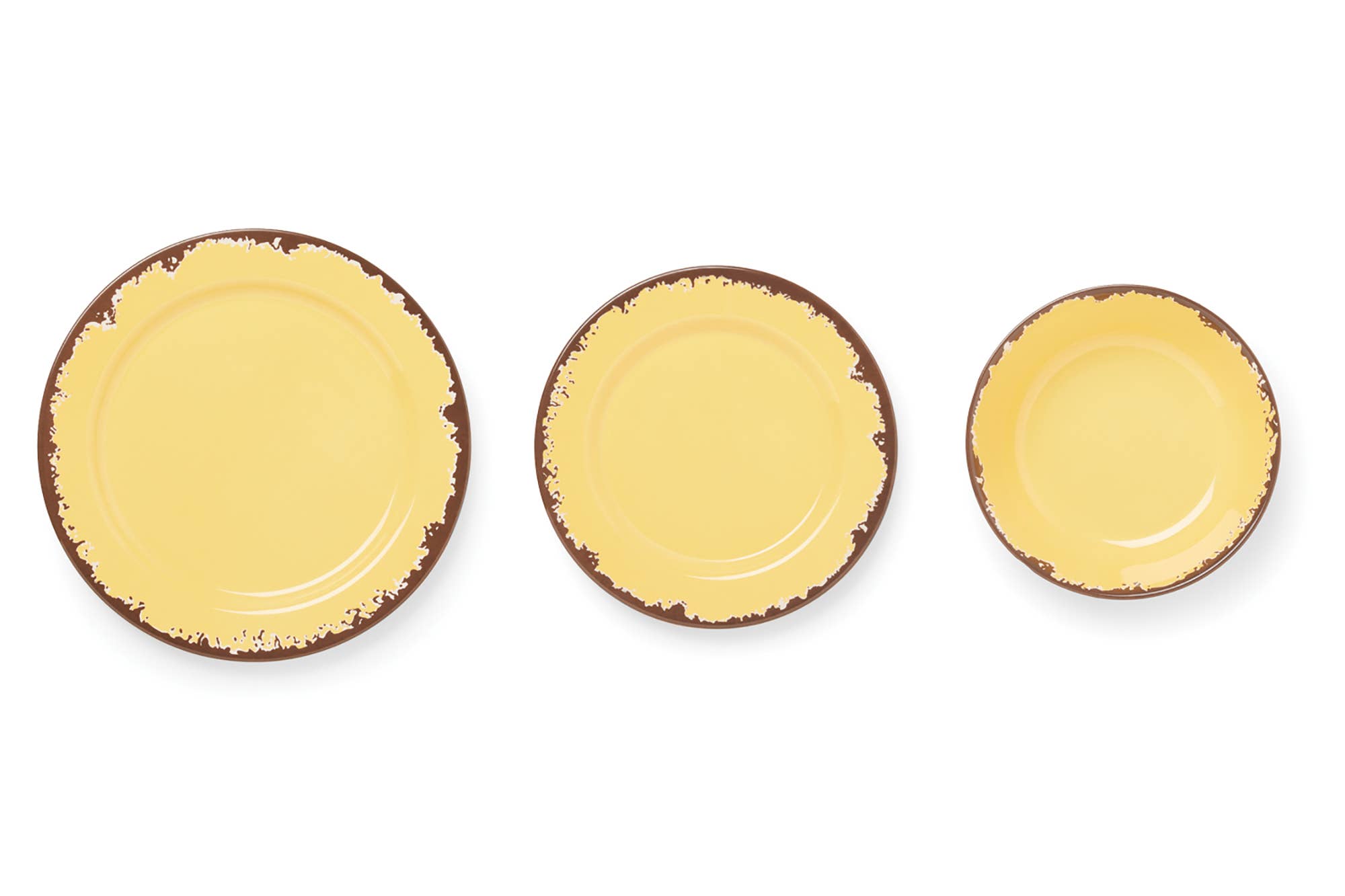 Melamine Dinnerware, Set of 12, Multicolor