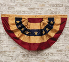 Tea-Stained Nylon Americana Bunting