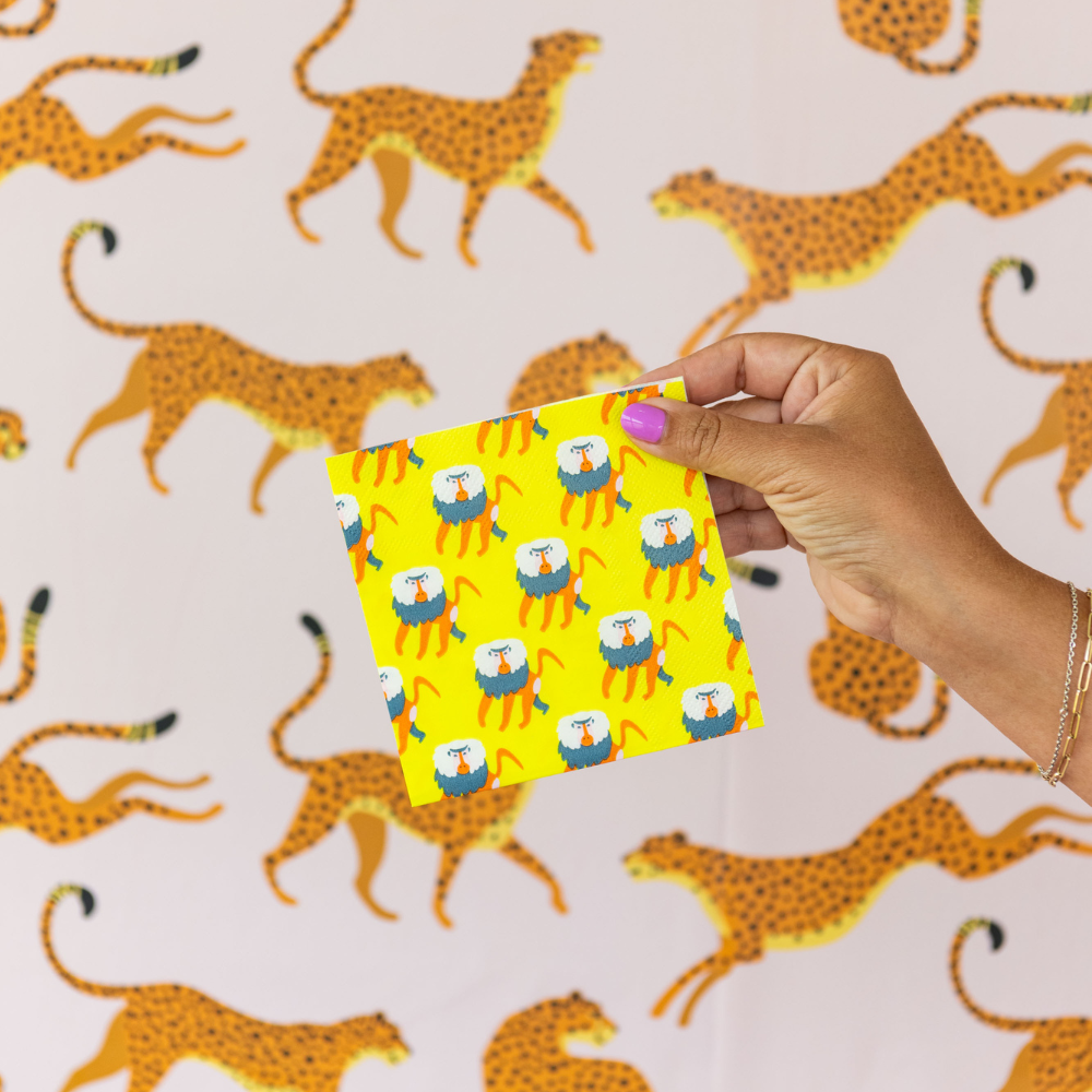 Jungle Animals Cocktail Napkins