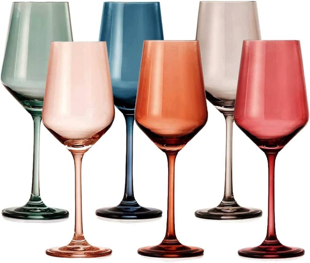 Texas Sunset Wine Glasses ~ Set of 6