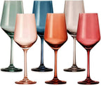 Texas Sunset Wine Glasses ~ Set of 6