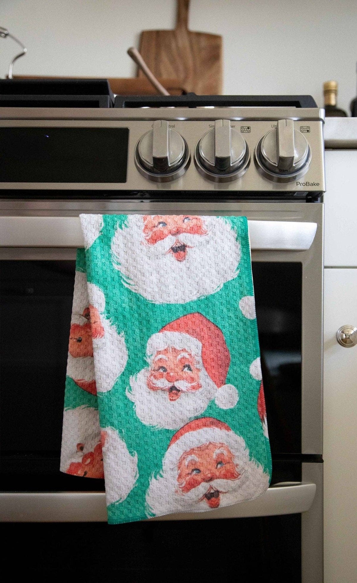 Santa Wrapping Canes Reversible