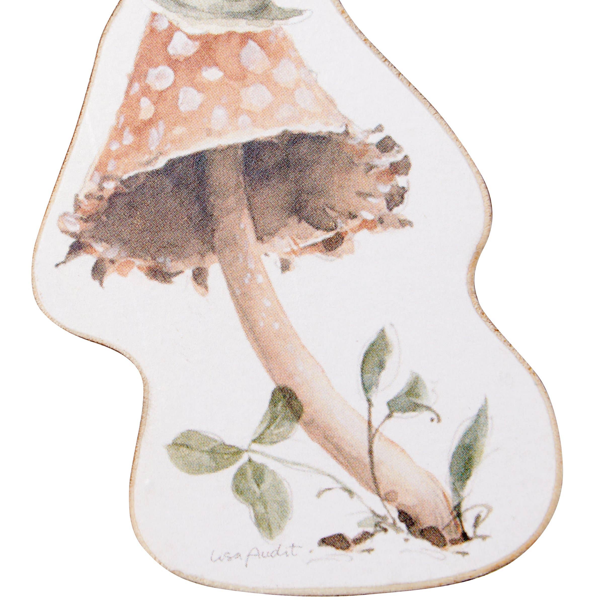 Mushroom Beaded Garland