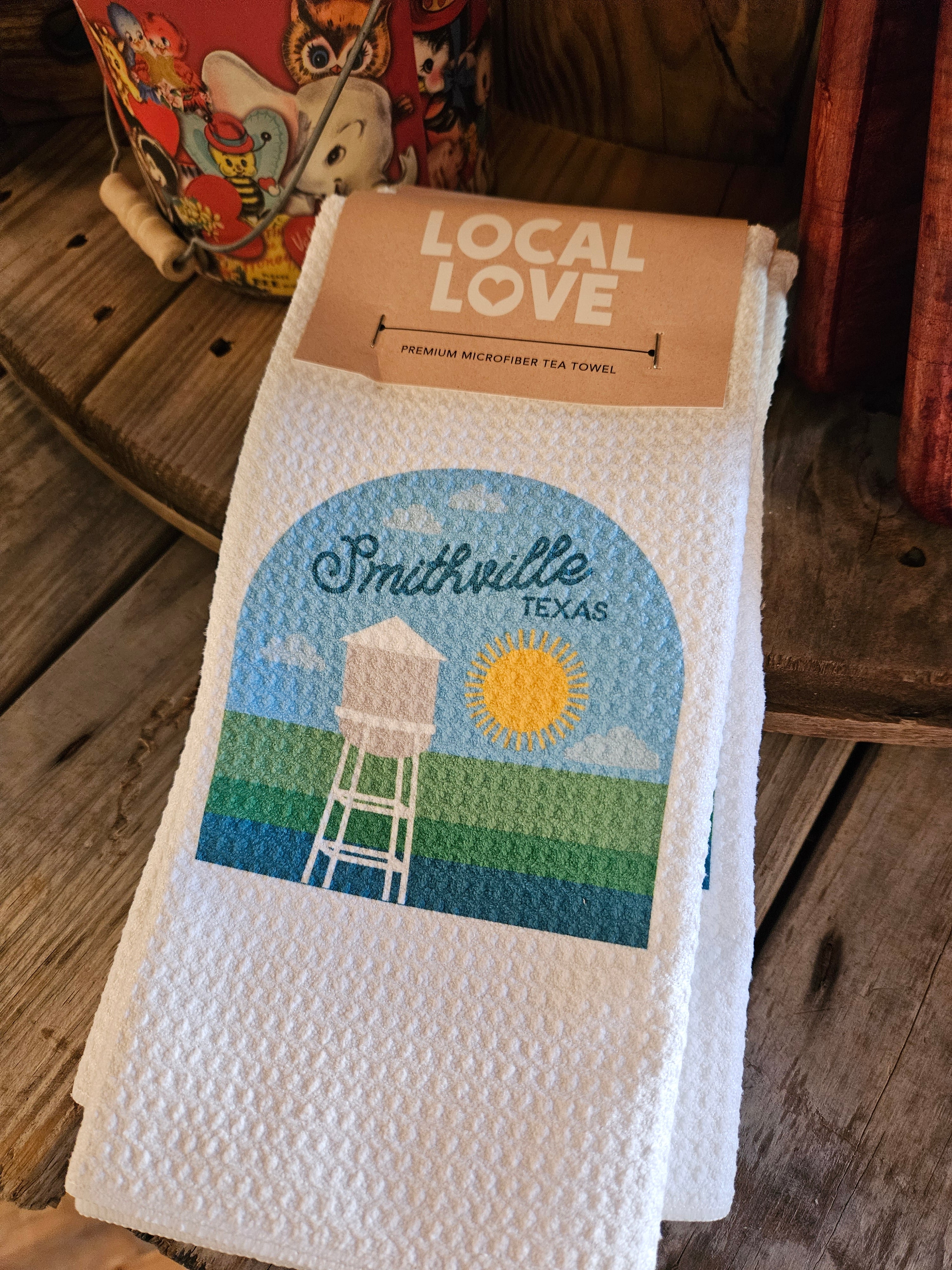 Smithville Tea Towel - Water Tower